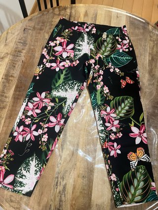 Pantalones Gil Santucci Estampado Floral