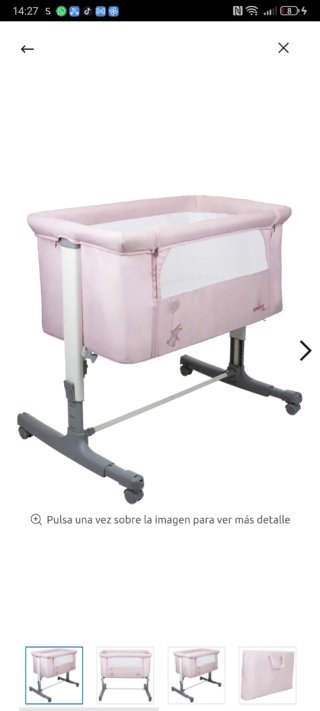 Minicuna Asalvo Baby Rosa
