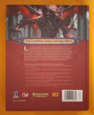 La maldición del trono carmesí. Pathfinder.