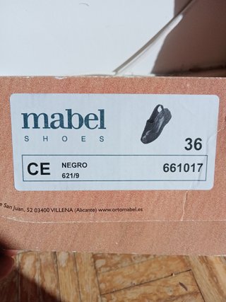 Zapatos Mabel Shoes Negros Mujer