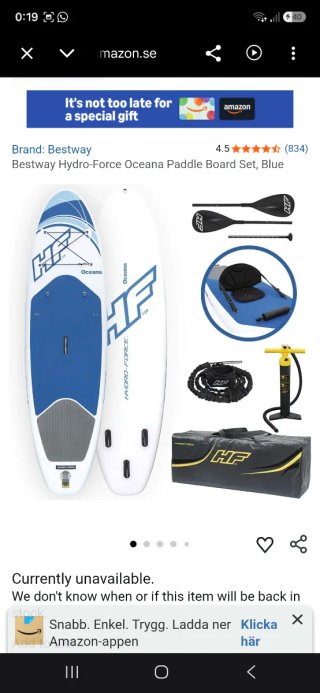 Tablas Paddle Surf Hydro-Force