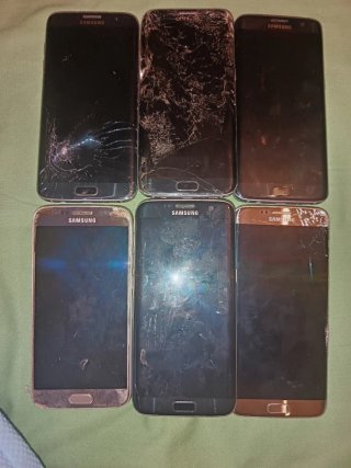 Lote Samsung Galaxy S7 Edge para piezas