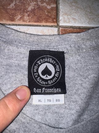 Camiseta Thrasher Gris