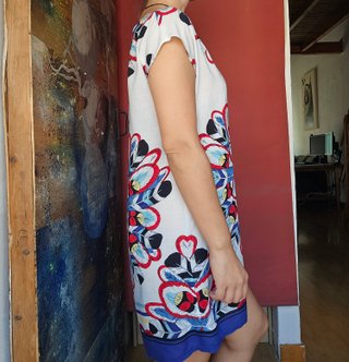 Vestido estampado multicolor