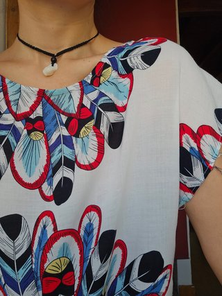 Vestido estampado multicolor