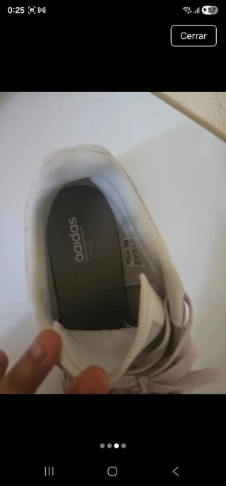 Zapatillas Adidas Gris y Blanco