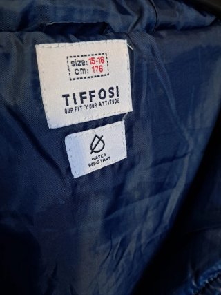 Abrigo Tiffosi Azul Talla 15-16 Años