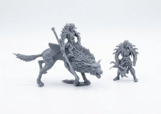 Miniatura Yazneg Guerriero Lupo