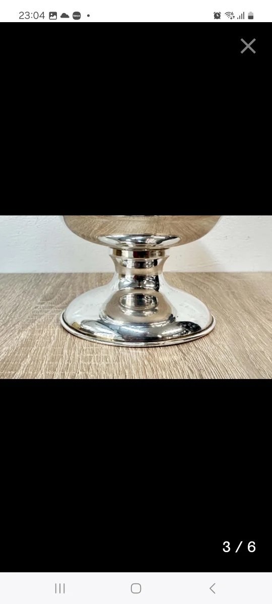 Plato central de plata 925