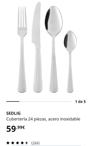 Cubiertos Ikea (24XSedlig)