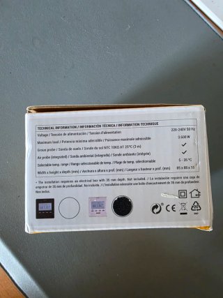 Termostato Digital Programable Rointe ST.2