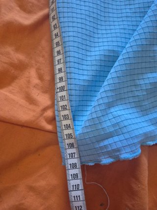 Camisón celeste con encaje