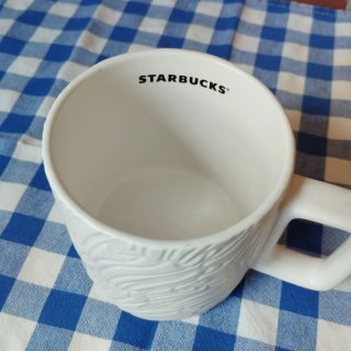 Taza Starbucks blanca Sirena