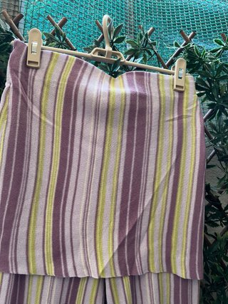 Pantalón palazzo rayas multicolor