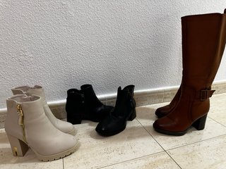 BOTAS DE CAÑA CORTA Y ALTA, ZAPATILLAS TALLA 36