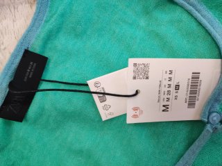Chaqueta Zara abotonado asimétrico