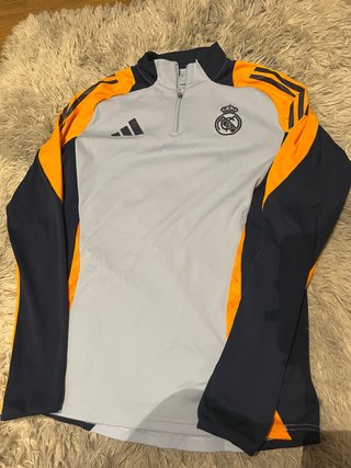Sudadera Real Madrid Adidas Entrenamiento Gris Nar