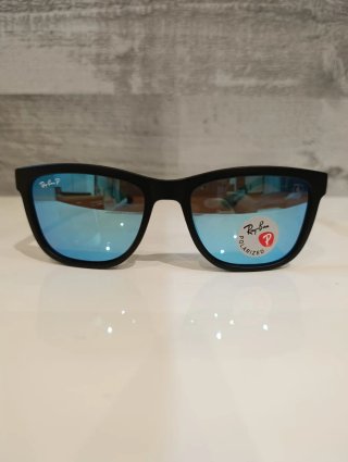 Gafas de sol polarizadas negras y azules