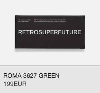 Gafas RETROSUPERFUTURE Vintage Roma