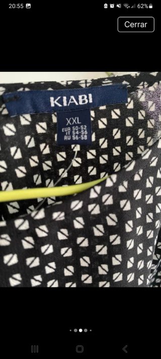 Blusa sin mangas Kiabi estampada