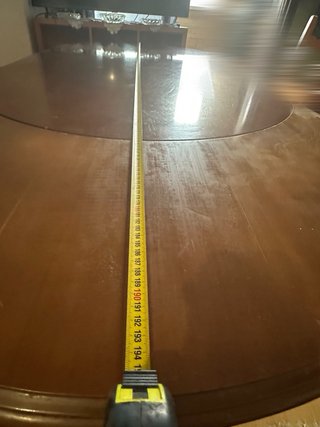 Mesa extensible madera y 4 sillas