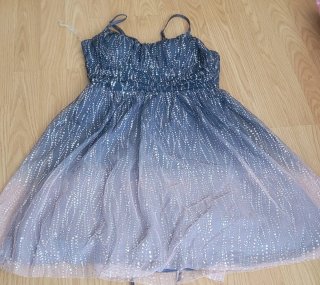 Vestido corto brillante para eventos