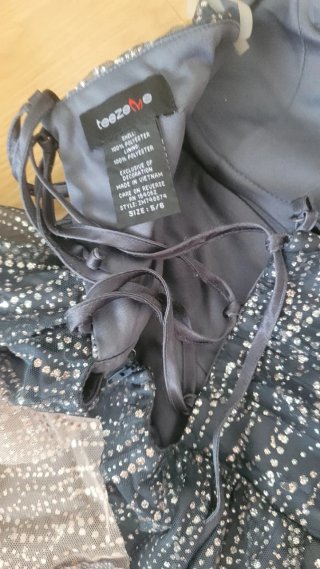 Vestido corto brillante para eventos