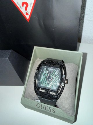 Reloj Guess Negro y Verde
