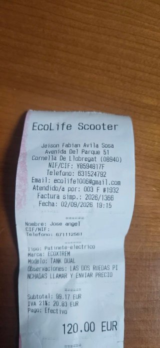 Patinete Eléctrico EcoXtrem +Batería extra Nueva