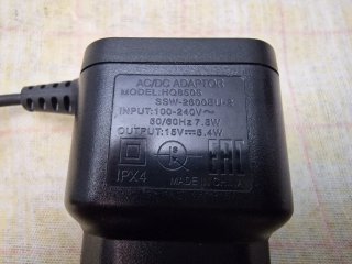AC/DC ADAPTOR MODELO :HQ8505  CARGADOR ESTUFA NEGR