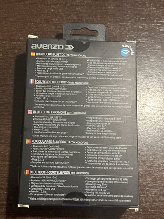 Auriculares Bluetooth Avenzo Magnéticos
