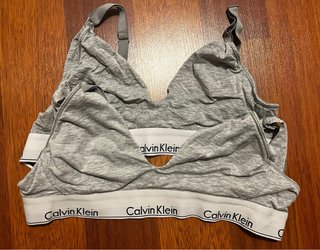 2 Sujetadores Lactancia Talla S Calvin Klein gris
