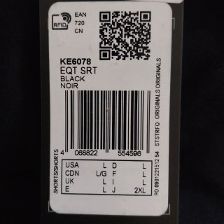 Pantalón corto Adidas negro