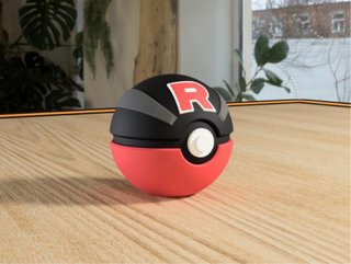 Pokéball Team Rocket Impresión 3D