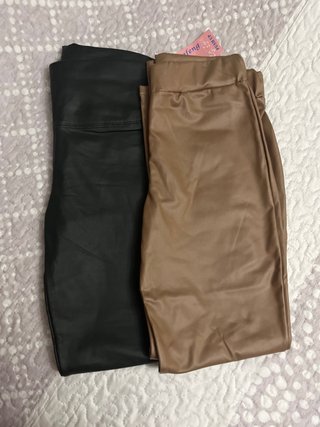 Leggings Push Up Feng Negro y Marrón Talla S