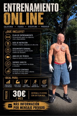 Asesoría online de calistenia