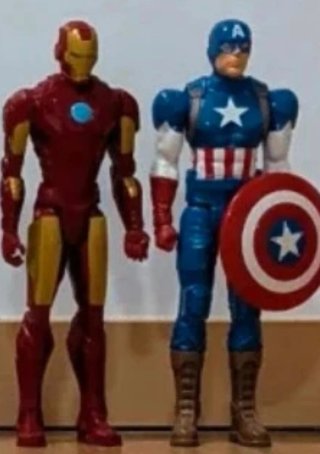Lote 4 Figuras Superhéroes Marvel Grandes