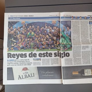 Periódico Marca Barcelona Champions League 2015