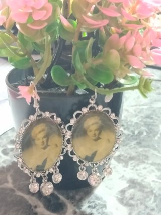 Pendientes Vintage Marilyn Monroe