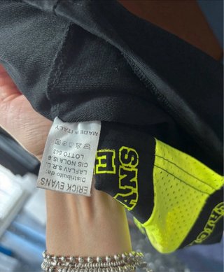 Vestitino donna Erick Evans nero/giallo taglia S