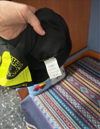 Vestitino donna Erick Evans nero/giallo taglia S