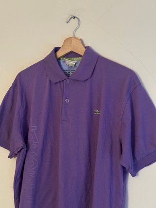 Polo Lacoste Morada Talla M