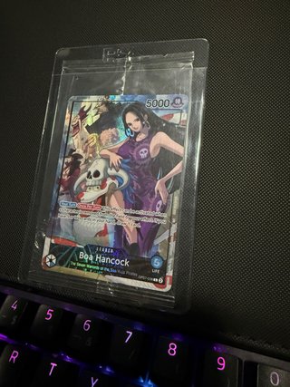 Carta Boa Hancock PSA Promo sellada