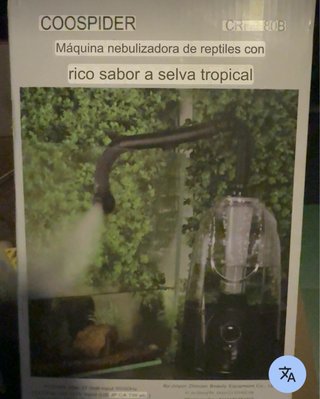 COOSPIDER Humidificador Nebulizador Reptiles CR80B