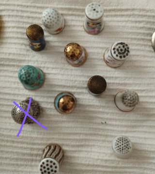 Set di ditali decorativi