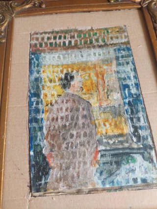 Pintura de autor: "Sem título" - Luís Sá