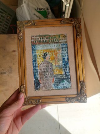 Pintura de autor: "Sem título" - Luís Sá