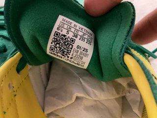 Zapatillas Adidas Verde y Amarillo Talla 38