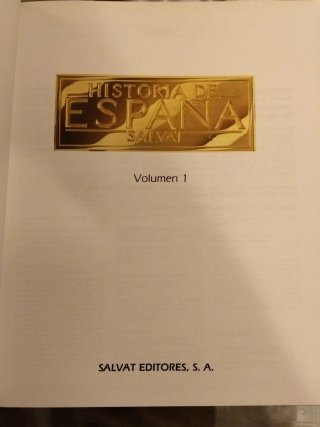 9 Tomos Historia de España Salvat 1990