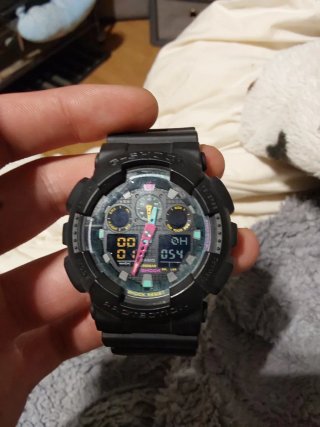 Reloj G-Shock Negro Multicolor